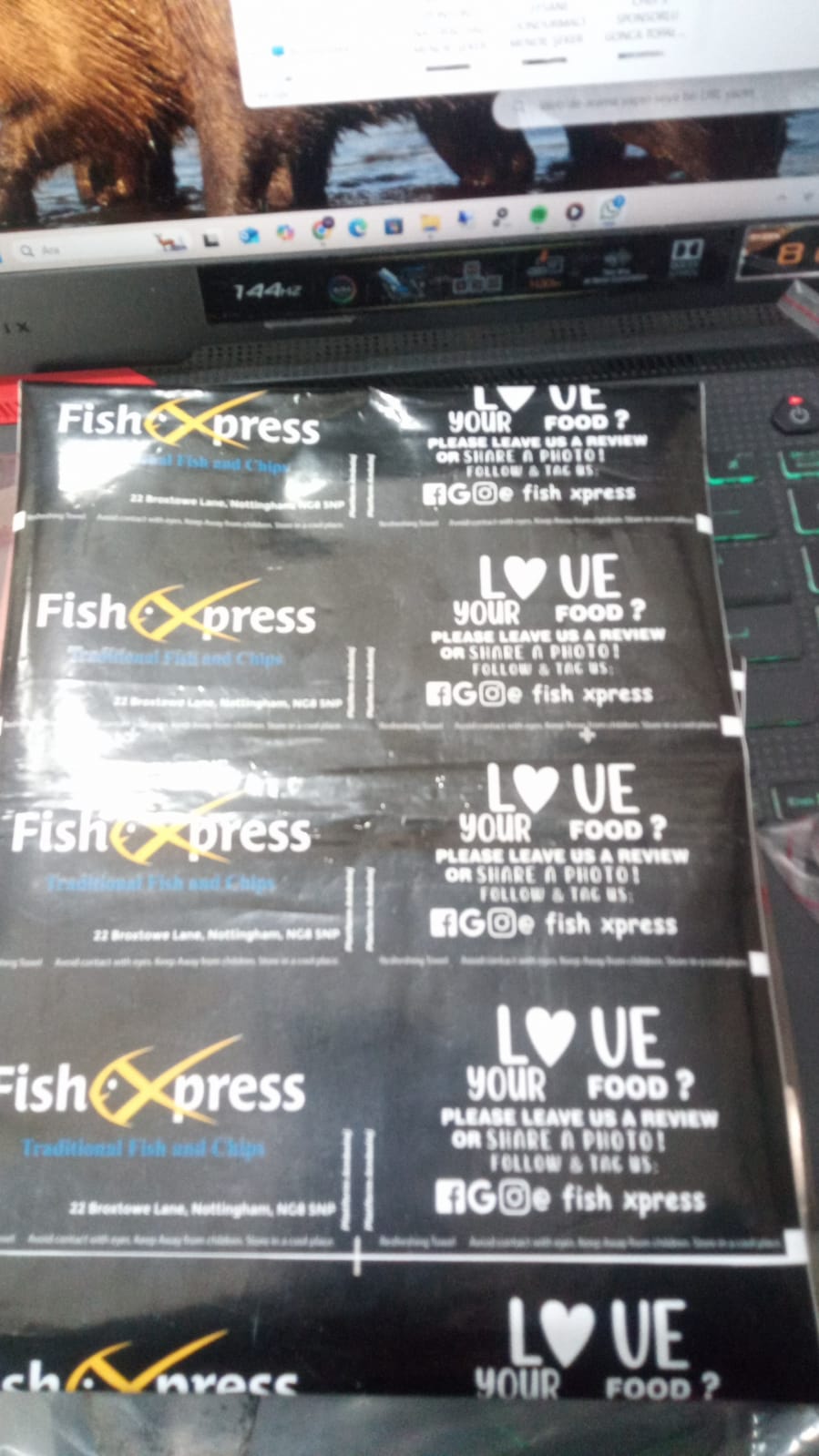 FİSH PRESS SPONSOR LOVE YOUR FOOD 